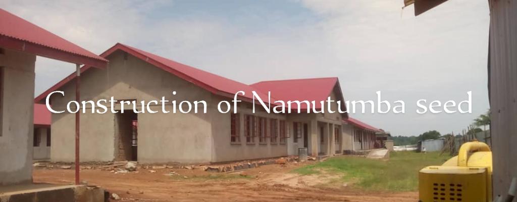 Construction of Namutumba Seed School.